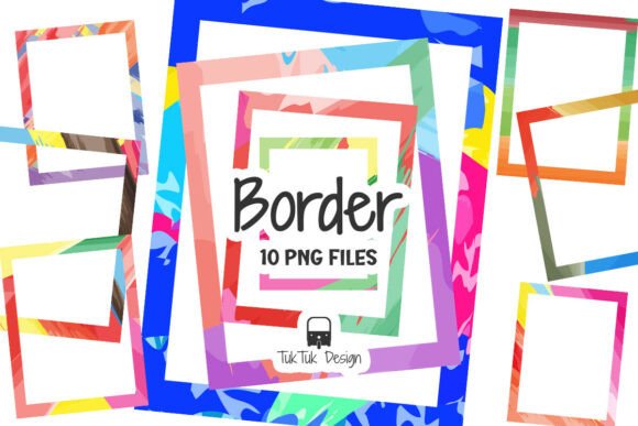 Abstract Shape Frame PNG Bundle 🎨: A Practical Resource for Creative Workflows