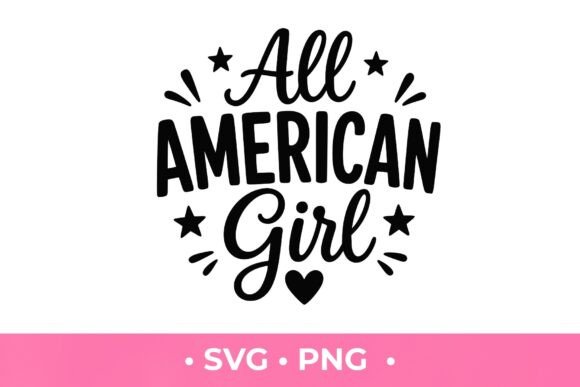 All American Girl SVG: A Versatile Design for Creative Projects