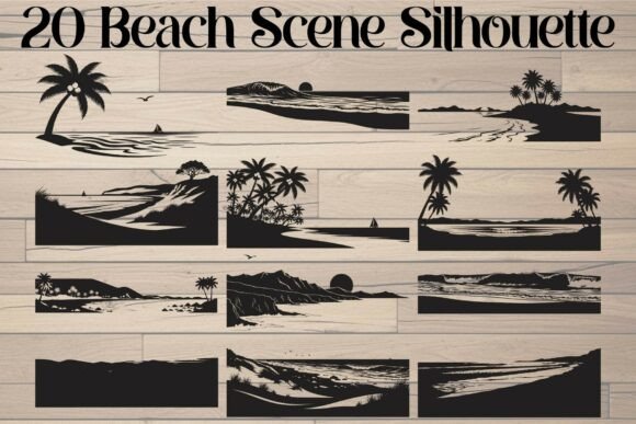 Beach Scene Silhouette: A Practical Guide to Coastal Design Assets