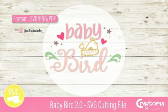 Bringing Whimsy to Life: A Deep Dive into the Baby Bird 2.0 SVG Cutting File
