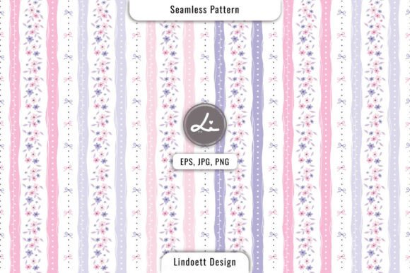 Delicate Pastel Floral Seamless Pattern: Timeless Elegance for Creative Projects