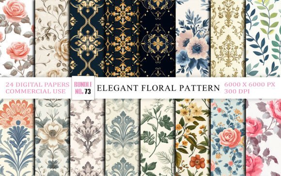 Elegant Floral Damask Pattern Digital: A Guide to Premium Design Assets