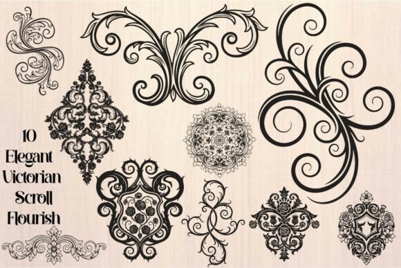Elegant Victorian Scroll Flourish: A Practical Evaluation