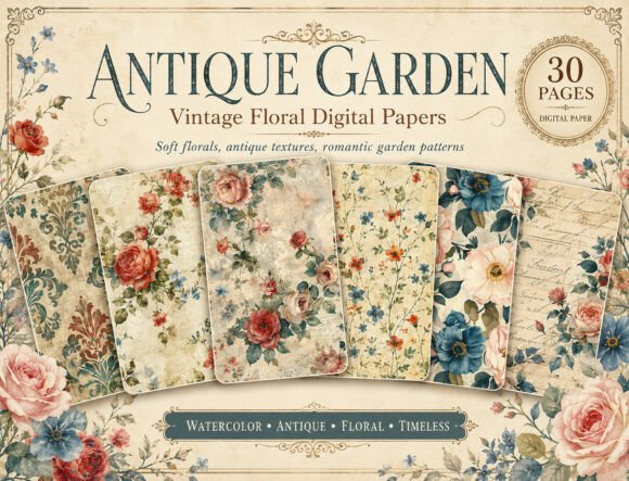Elevate Your Creative Projects with Rustic Damask Journal Papers