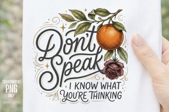 Embrace Sarcasm with Style: The Don’t Speak I Know What You’re Thinking Design