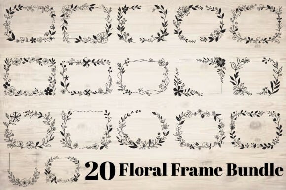 Floral Frame Bundle: Versatile Designs for Every Creator