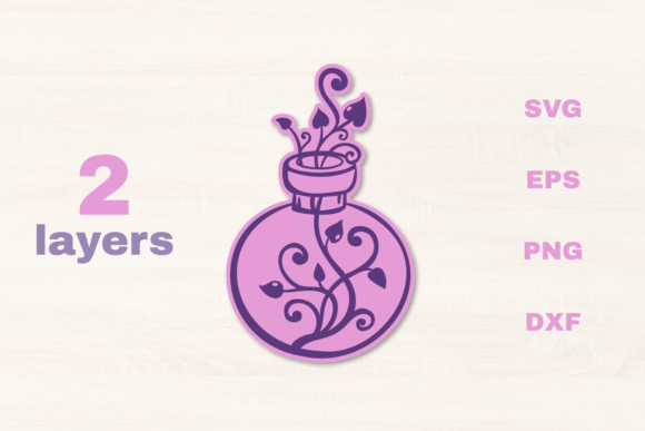 Layered Magic Potion SVG: A Versatile Design for Creative Projects