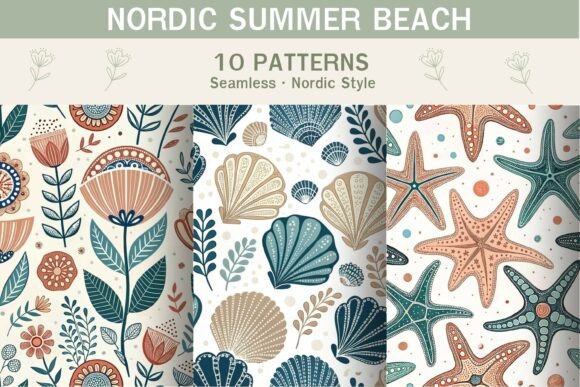 Nordic Summer Beach Folk Digital Paper: Strategic Value for Creative Projects