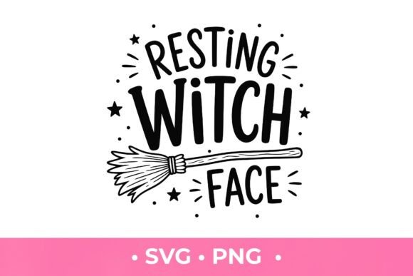 Resting Witch Face SVG: A Versatile Design for Creative Projects