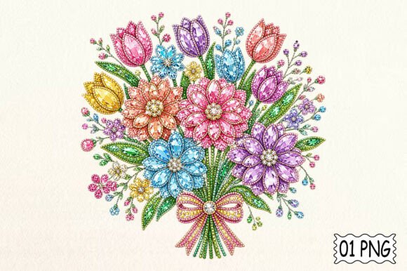 Rhinestone Flowers PNG: A Practical Guide to Sparkling Floral Assets