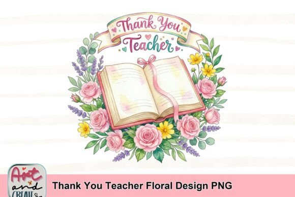 Thank You Teacher Floral Design PNG: A Heartfelt Tribute to Educators