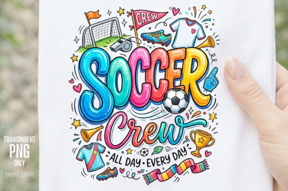 Unleashing Team Spirit with the Soccer Crew Sublimation PNG