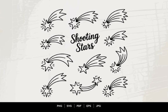 Unlocking Cosmic Creativity with the Shooting Stars SVG Bundle