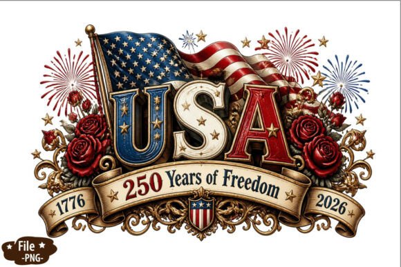 USA 250th Anniversary Sublimation Design: A Guide for Patriotic Merchandise Creators