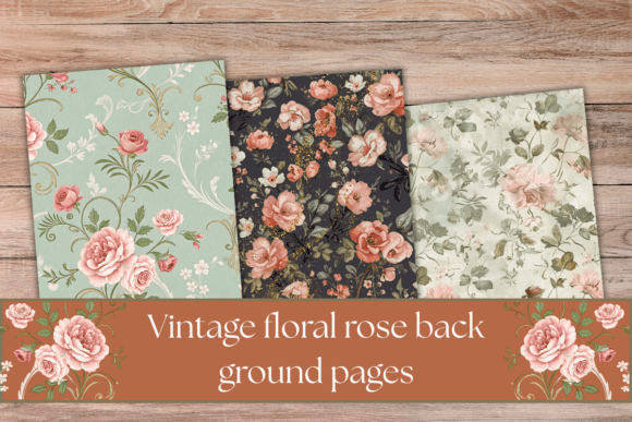 Vintage Floral Backgrounds: Bringing Nostalgic Charm to Your Creative Projects